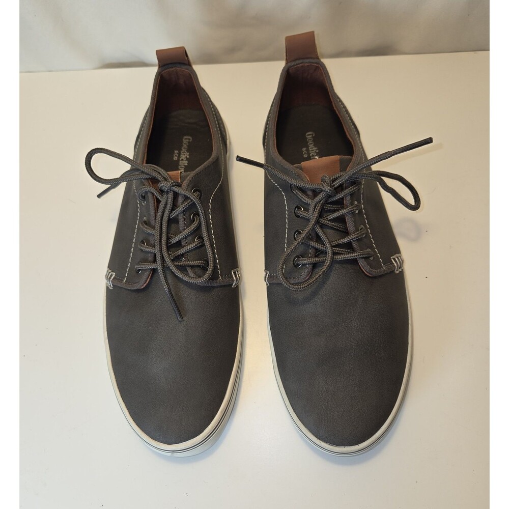 Goodfellow & Co. Gray Leather Boat Shoes Mens Size 7